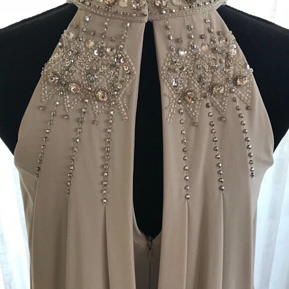 Mignon Light Grey Evening/Party Gown with Rhinestones - Picture 15 of 15